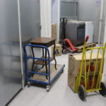 Prêt de chariot pour accéder aux box